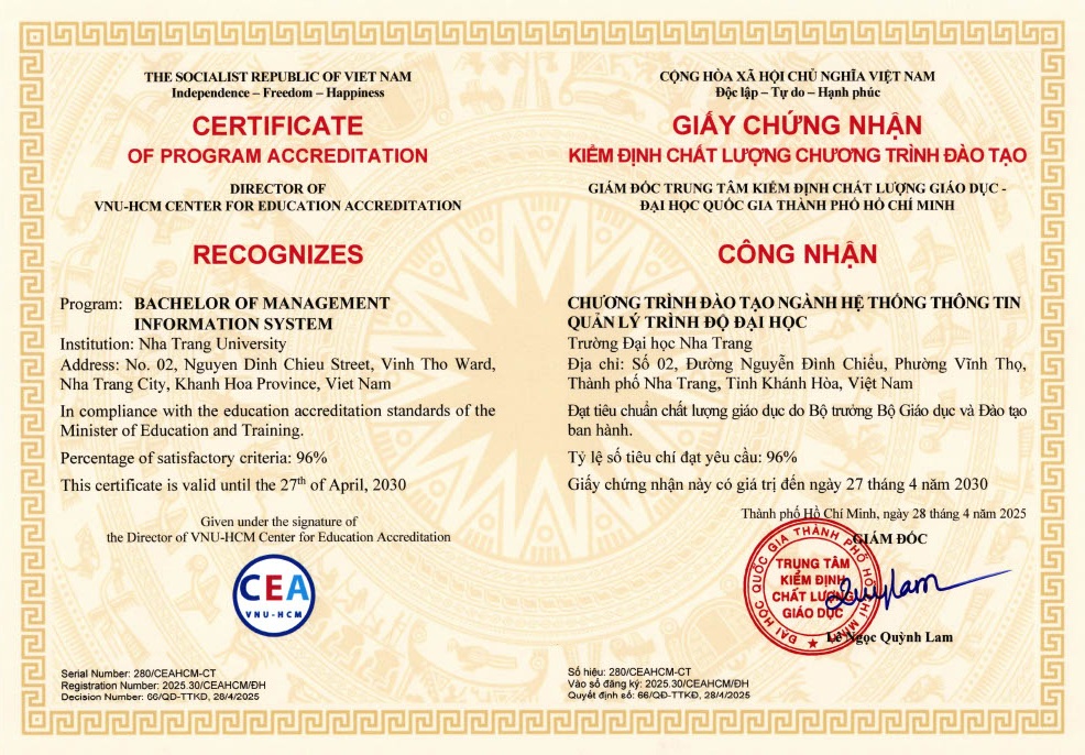 Ngành Hệ thống thông tin