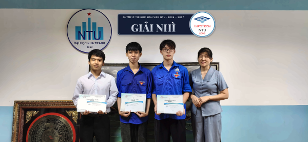Tổng kết và vinh danh các gương mặt xuất sắc tại Cuộc thi Olympic Tin học Sinh viên NTU năm học 2026 – 2027