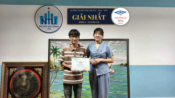 Tổng kết và vinh danh các gương mặt xuất sắc tại Cuộc thi Olympic Tin học Sinh viên NTU năm học 2026 – 2027