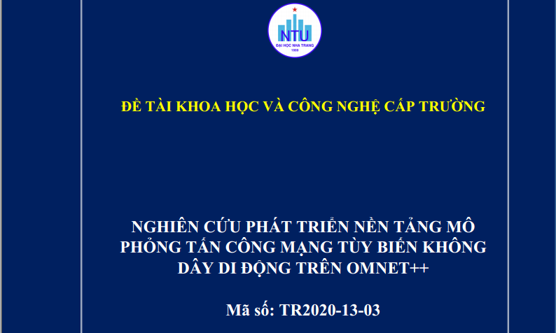 Nghiệm thu đề tài NCKH cấp Trường