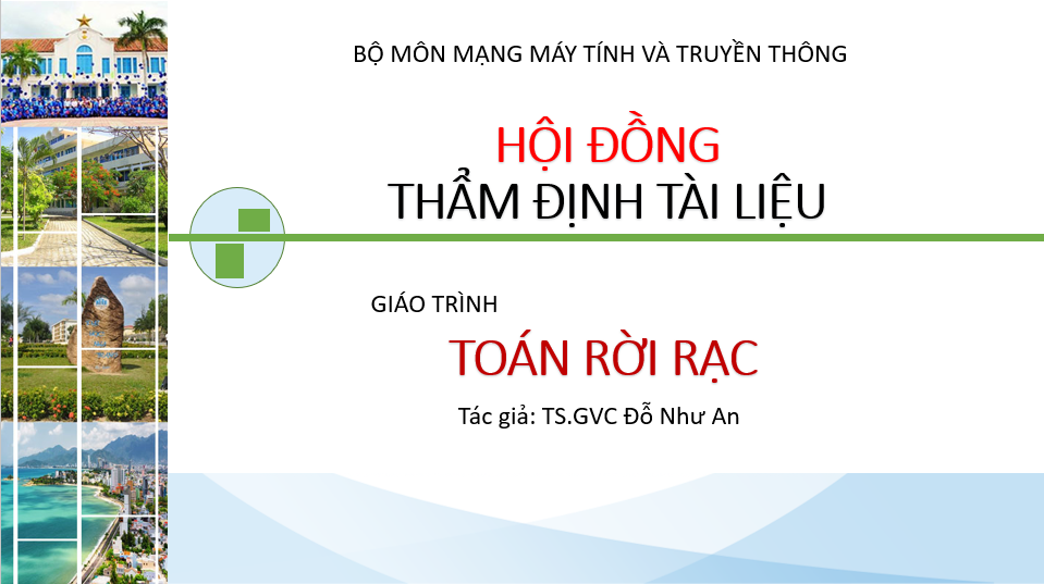 Nghiệm thu giáo trình Toán rời rạc